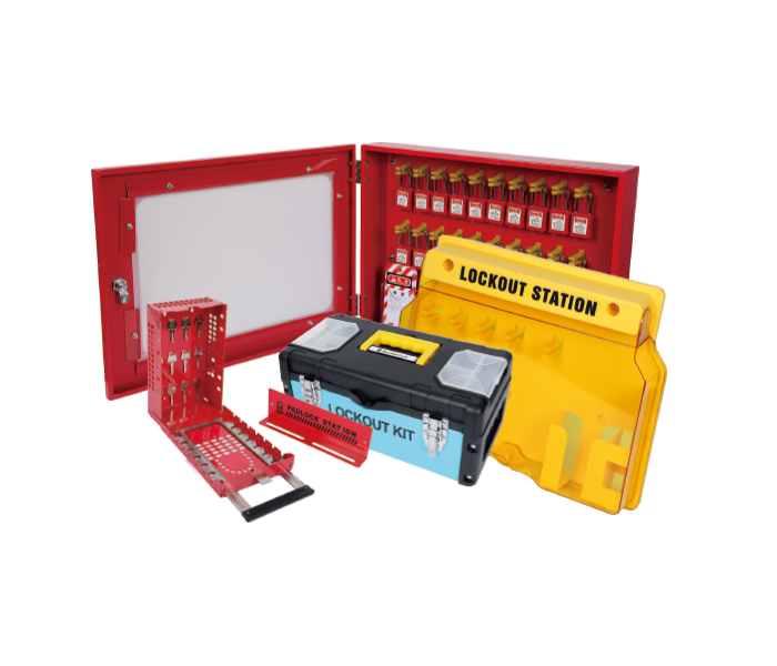 Lockout box and station
