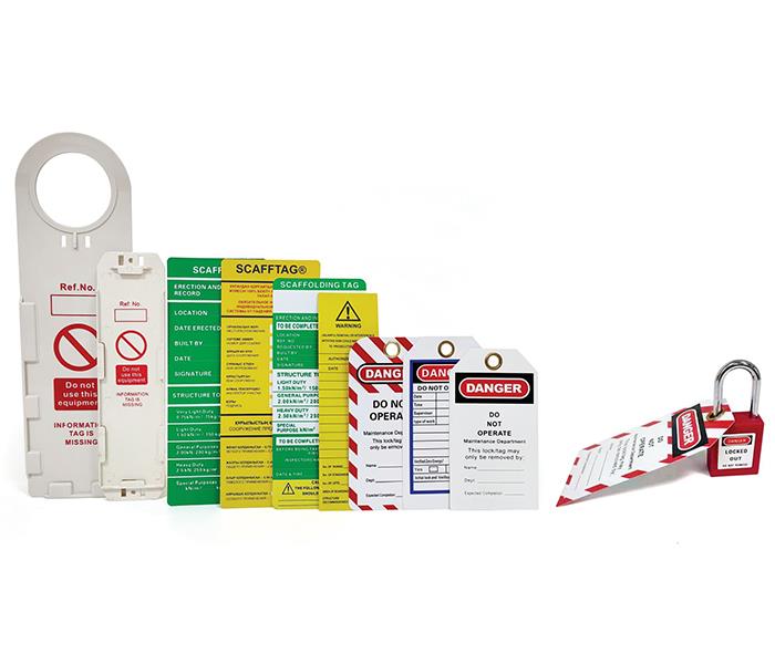 Scaffolding tag and tagout